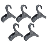 5Pcs Purse Door Hanger Bag Arc Closet Hanger Hook for Satchel Coat Haversack Belt StorageGrey
