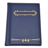 Coin Collection Book Large Capacity Anti Slip Design Good Water Resistance 120 Pockets Coin Holder for Collection UseBlue