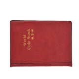 Coin Collection Book 120 PVC Pockets PU Cover Transparent Design Soft Highly Durable Clear Texture Coin AlbumRed In Australia - Darrahopens