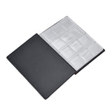 Coin Collection Book 120 PVC Pockets PU Cover Transparent Design Soft Highly Durable Clear Texture Coin AlbumRed