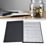 Coin Collection Book 250 Pocket Commemorative Coin Collecting Holder Storage Album Book for HomeBlack