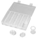 Coin Holder 100 Pieces Storage Plastic Transparent Coin Storage Box with Coin Capsules for Coin Collection Exhibition In Australia - Darrahopens