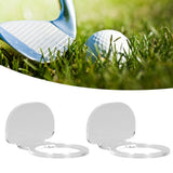 2Pcs Small Ball Stand Acrylic Sturdy Durable High Stability Sport Ball Display Rack for Tennis Softball BaseballTransparent