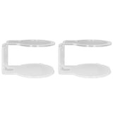 2Pcs Clear Router Bracket Save Space Protect Router Easy Installation Wear Resistant Wall Mount Router Bracket for Home