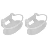 2Pcs Clear Router Bracket Save Space Protect Router Easy Installation Wear Resistant Wall Mount Router Bracket for Home