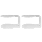 2Pcs Clear Router Bracket Save Space Protect Router Easy Installation Wear Resistant Wall Mount Router Bracket for Home