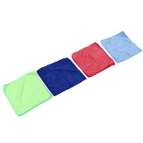 12pcs Cleaning Cloth 4 Different Colors Strong Water Absorption Reusable Microfiber Towels for Kitchen Car Furniture