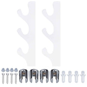 1 Pair Sword Stand Acrylic Three Layer Wall Mounted Sword Display Stand Support for All SwordsTransparent In Australia - Darrahopens