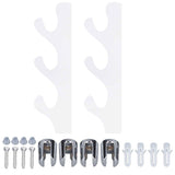 1 Pair Sword Stand Acrylic Three Layer Wall Mounted Sword Display Stand Support for All SwordsTransparent In Australia - Darrahopens