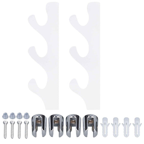 1 Pair Sword Stand Acrylic Three Layer Wall Mounted Sword Display Stand Support for All SwordsTransparent In Australia - Darrahopens