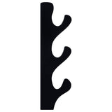 1 Pair Sword Stand Acrylic Three Layer Wall Mounted Sword Display Stand Support for All SwordsBlack