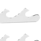 1 Pair Sword Holder Stand Sword Display Rack Wall Mounted Samurai Sword Hanger for HomeTransparent