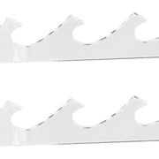 1 Pair Sword Holder Stand Sword Display Rack Wall Mounted Samurai Sword Hanger for HomeTransparent