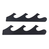 1 Pair Sword Holder Stand Sword Display Rack Wall Mounted Samurai Sword Hanger for HomeBlack