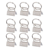 40PCS Key Fob Hardware DIY Craft Project Fine Workmanship High Hardness Iron Material Keychain Hardware