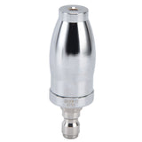 High Pressure Washer 3600PSI Rotating Turbo Nozzle with 1/4in Quick Connect Plug Stainless Steel Rotating Nozzle