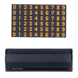 Car Temporary Parking Sign Stable Structure Environmentally Friendly Small Compact Exquisite Number PlateBlack In Australia - Darrahopens