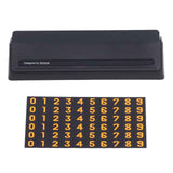 Car Temporary Parking Sign Stable Structure Environmentally Friendly Small Compact Exquisite Number PlateBlack In Australia - Darrahopens