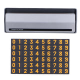 Car Temporary Parking Sign Stable Structure Environmentally Friendly Small Compact Exquisite Number PlateSilver In Australia - Darrahopens