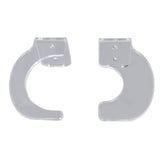 2Pack Wall Mount Sword Display Hanger Hanging Acrylic Holder Rack Organizer for Home OfficeTransparent