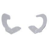 2Pack Wall Mount Sword Display Hanger Hanging Acrylic Holder Rack Organizer for Home OfficeTransparent