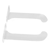 1Pair Yoga Mat Wall Mount Holder Acrylic Yoga Mat Wall Hanger Storage Rack Household Exercise Yoga Mat BracketTransparent In Australia - Darrahopens