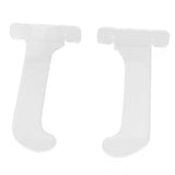 1Pair Yoga Mat Wall Mount Holder Acrylic Yoga Mat Wall Hanger Storage Rack Household Exercise Yoga Mat BracketTransparent