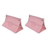 2 Packs Tissue Box Cover Nordic Handbag Styling Medroom Artificial Leather Tissue Box Cover Holder for Living RoomPink In Australia - Darrahopens