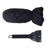 Waterproof Ice Scraper Mitt 2 in 1 Design Elastic Band Design Easy to Hold Convenient Cold Proof Car Snow Scraper GloveBlack In Australia - Darrahopens