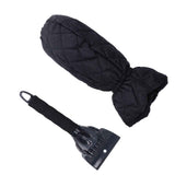 Waterproof Ice Scraper Mitt 2 in 1 Design Elastic Band Design Easy to Hold Convenient Cold Proof Car Snow Scraper GloveBlack In Australia - Darrahopens