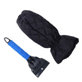 Waterproof Ice Scraper Mitt 2 in 1 Design Elastic Band Design Easy to Hold Convenient Cold Proof Car Snow Scraper GloveBlue In Australia - Darrahopens