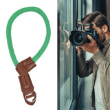 Adjustable Camera Hand Wrist Strap for Nikon Digital SLR Camera Quick Release Hand RopeGreen