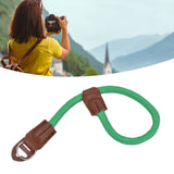 Adjustable Camera Hand Wrist Strap for Nikon Digital SLR Camera Quick Release Hand RopeGreen