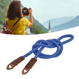 Camera Strap Nylon Universal Adjustable Camera Shoulder Neck Wrist Belt for Digital SLRBlue