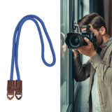 Camera Strap Nylon Universal Adjustable Camera Shoulder Neck Wrist Belt for Digital SLRBlue