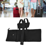 Luggage Storage Bag Large Capacity Multi Pocket Design Easy Installation Wear Resistant for Travelling