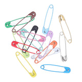 Safety Pins DIY Making Reliable Locking Design Glossy Bright Small Compact Sewing Accessories for Art Project15 Colors 300 Pcs/Box In Australia - Darrahopens