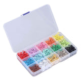 Safety Pins DIY Making Reliable Locking Design Glossy Bright Small Compact Sewing Accessories for Art Project15 Colors 450 Pcs/Box In Australia - Darrahopens