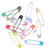 Safety Pins DIY Making Reliable Locking Design Glossy Bright Small Compact Sewing Accessories for Art Project15 Colors 450 Pcs/Box In Australia - Darrahopens