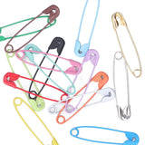 Safety Pins DIY Making Reliable Locking Design Glossy Bright Small Compact Sewing Accessories for Art Project15 Colors 450 Pcs/Box