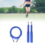 Skipping Rope Strong Durable Adjustable Flexible Reliable Professional Convenient Exercise Supplies for Indoor OutdoorAluminum Alloy Sky Blue