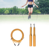 Skipping Rope Strong Durable Adjustable Flexible Reliable Professional Convenient Exercise Supplies for Indoor OutdoorAluminum Alloy Gold