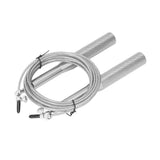 Skipping Rope Strong Durable Adjustable Flexible Reliable Professional Convenient Exercise Supplies for Indoor OutdoorAluminum Alloy Silver In Australia - Darrahopens