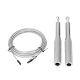 Skipping Rope Strong Durable Adjustable Flexible Reliable Professional Convenient Exercise Supplies for Indoor OutdoorAluminum Alloy Silver In Australia - Darrahopens