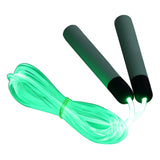 Glowing Skipping Rope LED Light Up Jumping Rope for Exercise Training Weight Loss FitnessGreen