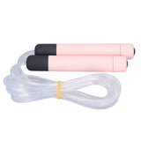 Glowing Skipping Rope LED Light Up Jumping Rope for Exercise Training Weight Loss FitnessPink