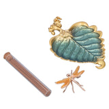 Incense Stick Holder Bodhi Leaf Incense Decorated Plate for Living Room Home Decoration GiftBodhi Leaf Gold 037 In Australia - Darrahopens