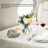 Incense Stick Holder Bodhi Leaf Incense Decorated Plate for Living Room Home Decoration GiftBodhi Leaf Gold 037