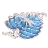 Incense Stick Holder Bodhi Leaf Incense Decorated Plate for Living Room Home Decoration GiftBodhi Leaf Silver 037
