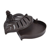 Incense Holder Burners Leaf Shape Mini Exquisite Durable Easy Clean Relieve Mood Home Decoration
